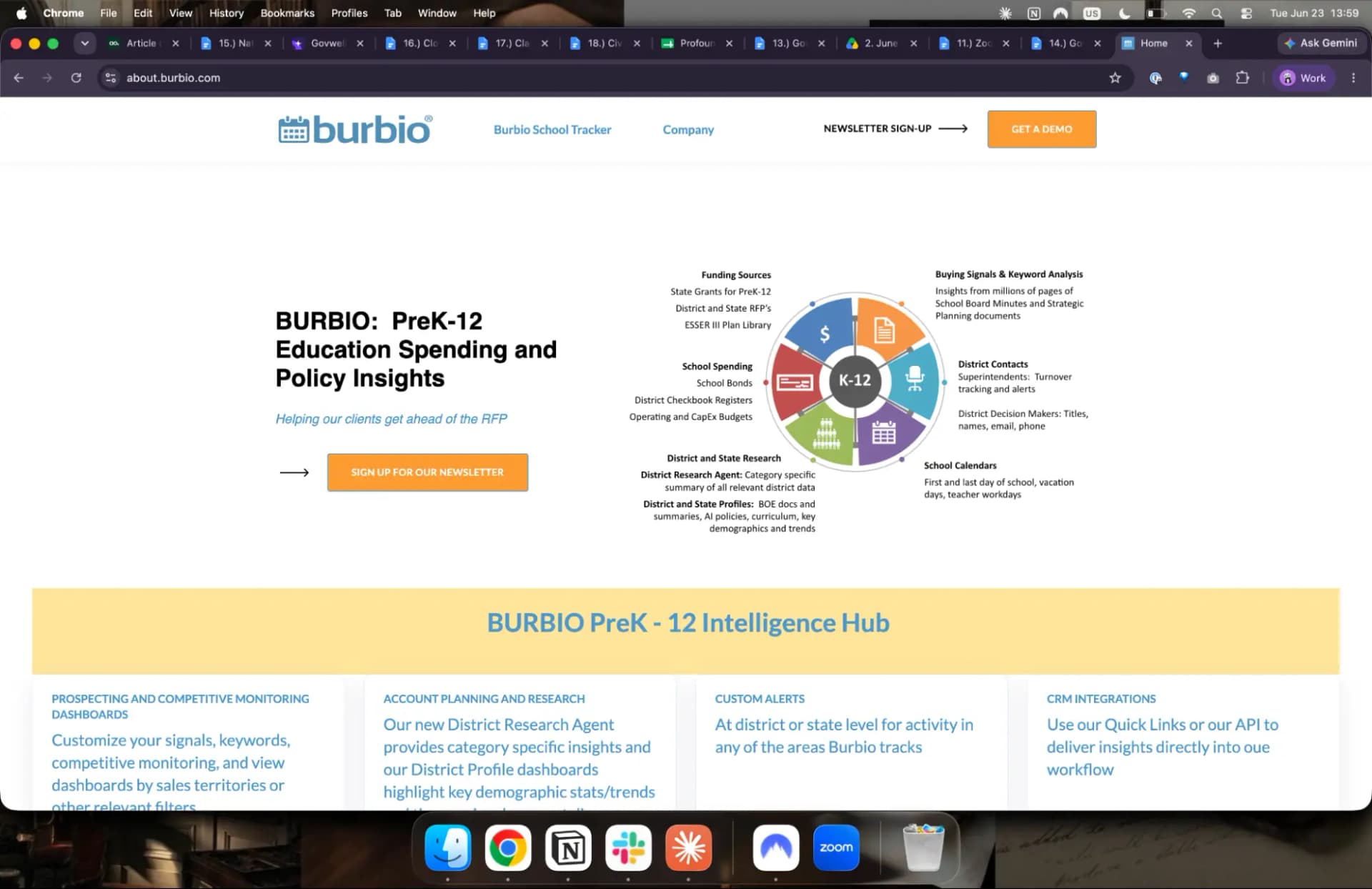 Burbio K-12 education data service